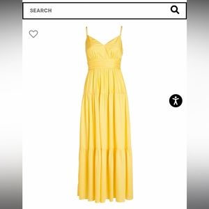 Yellow Intermix Maxi dress
